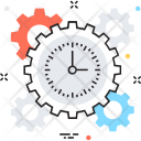 پیش‌نمایش فایل time-management-109 از پک مجموعه رنگ‌های تخت آیکن خطی