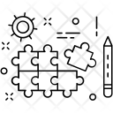 پیش‌نمایش فایل strategy-443 از پک مجموعه آیکن خطی تخت