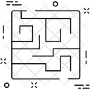 پیش‌نمایش فایل maze-game-2 از پک مجموعه آیکن خطی تخت