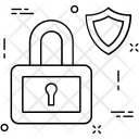 پیش‌نمایش فایل security-555 از پک مجموعه آیکن خطی تخت
