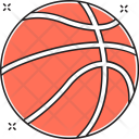 پیش‌نمایش فایل basketball-439 از پک مجموعه رنگ‌های تخت آیکن خطی