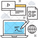 پیش‌نمایش فایل coding-527 از پک مجموعه رنگ‌های تخت آیکن خطی