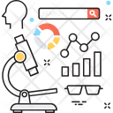 پیش‌نمایش فایل market-research-53 از پک مجموعه رنگ‌های تخت آیکن خطی