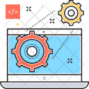 پیش‌نمایش فایل development-244 از پک مجموعه رنگ‌های تخت آیکن خطی