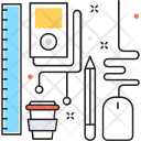 پیش‌نمایش فایل freelancing-2 از پک مجموعه رنگ‌های تخت آیکن خطی