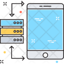 پیش‌نمایش فایل mobile-server-3 از پک مجموعه رنگ‌های تخت آیکن خطی