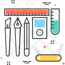 پیش‌نمایش فایل tools-297 از پک مجموعه رنگ‌های تخت آیکن خطی