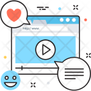 پیش‌نمایش فایل video-marketing-79 از پک مجموعه رنگ‌های تخت آیکن خطی