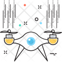 پیش‌نمایش فایل drone-302 از پک مجموعه رنگ‌های تخت آیکن خطی