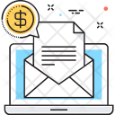 پیش‌نمایش فایل email-marketing-101 از پک مجموعه رنگ‌های تخت آیکن خطی