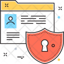 پیش‌نمایش فایل folder-security-17 از پک مجموعه رنگ‌های تخت آیکن خطی