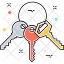 پیش‌نمایش فایل key-1165 از پک مجموعه رنگ‌های تخت آیکن خطی
