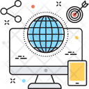 پیش‌نمایش فایل marketing-203 از پک مجموعه رنگ‌های تخت آیکن خطی