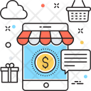 پیش‌نمایش فایل mobile-marketing-76 از پک مجموعه رنگ‌های تخت آیکن خطی
