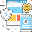 پیش‌نمایش فایل security-556 از پک مجموعه رنگ‌های تخت آیکن خطی