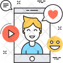 پیش‌نمایش فایل social-media-67 از پک مجموعه رنگ‌های تخت آیکن خطی