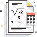 پیش‌نمایش فایل mathematics-43 از پک مجموعه رنگ‌های تخت آیکن خطی
