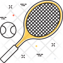 پیش‌نمایش فایل tennis-288 از پک مجموعه رنگ‌های تخت آیکن خطی