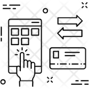 پیش‌نمایش فایل online-transaction-15 از پک مجموعه آیکن خطی تخت