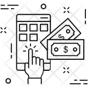 پیش‌نمایش فایل transaction-125 از پک مجموعه آیکن خطی تخت