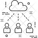 پیش‌نمایش فایل cloud-network-133 از پک مجموعه آیکن خطی تخت