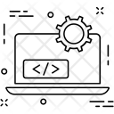 پیش‌نمایش فایل development-249 از پک مجموعه آیکن خطی تخت