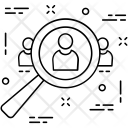 پیش‌نمایش فایل find-person-22 از پک مجموعه آیکن خطی تخت