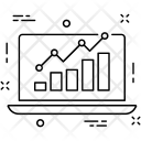 پیش‌نمایش فایل seo-graph-19 از پک مجموعه آیکن خطی تخت