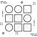 پیش‌نمایش فایل shapes-33 از پک مجموعه آیکن خطی تخت
