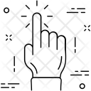 پیش‌نمایش فایل click-477 از پک مجموعه آیکن خطی تخت