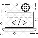 پیش‌نمایش فایل coding-531 از پک مجموعه آیکن خطی تخت