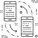 پیش‌نمایش فایل data-share-23 از پک مجموعه آیکن خطی تخت