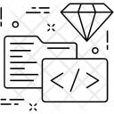 پیش‌نمایش فایل coding-532 از پک مجموعه آیکن خطی تخت