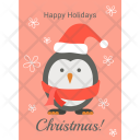 پیش‌نمایش فایل christmas-penguin-1 از پک کارت‌ها کریسمس