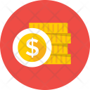 پیش‌نمایش فایل dollar-coins-6 از پک بانکداری و امور مالی