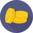 پیش‌نمایش فایل dollar-coins-10 از پک بانکداری و امور مالی