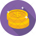 پیش‌نمایش فایل dollar-coins-9 از پک بانکداری و امور مالی