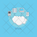 پیش‌نمایش فایل cloud-computing-314 از پک مجموعه ایلاستریشن مفهومی