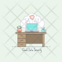 پیش‌نمایش فایل cloud-data-security-1 از پک مجموعه ایلاستریشن مفهومی