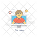 پیش‌نمایش فایل online-education-65 از پک مجموعه ایلاستریشن مفهومی