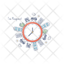 پیش‌نمایش فایل time-management-118 از پک مجموعه ایلاستریشن مفهومی