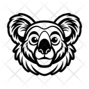 پیش‌نمایش فایل koala-face-12886874 از پک حیوانات و پرندگان