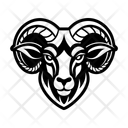 پیش‌نمایش فایل ram-face-12886895 از پک حیوانات و پرندگان