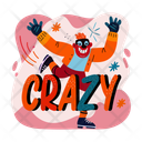 پیش‌نمایش فایل crazy-12816024 از پک استیکرهای واکنش