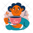 پیش‌نمایش فایل drinking-tea-12816071 از پک استیکرهای واکنش