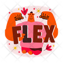 پیش‌نمایش فایل flexing-12816119 از پک استیکرهای واکنش