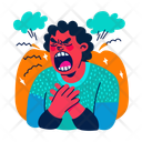 پیش‌نمایش فایل screaming-character-12816350 از پک استیکرهای واکنش