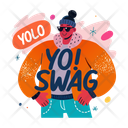 پیش‌نمایش فایل swag-12816366 از پک استیکرهای واکنش