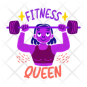 پیش‌نمایش فایل fitness-queen-13194296 از پک مجموعه استیکر دخترانه بامزه