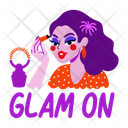 پیش‌نمایش فایل glamorous-13194302 از پک مجموعه استیکر دخترانه بامزه